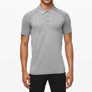 LULULEMON Metal Vent Tech Polo 2.0 Slate Stealth Wealth Short Sleeve Golf Shirt